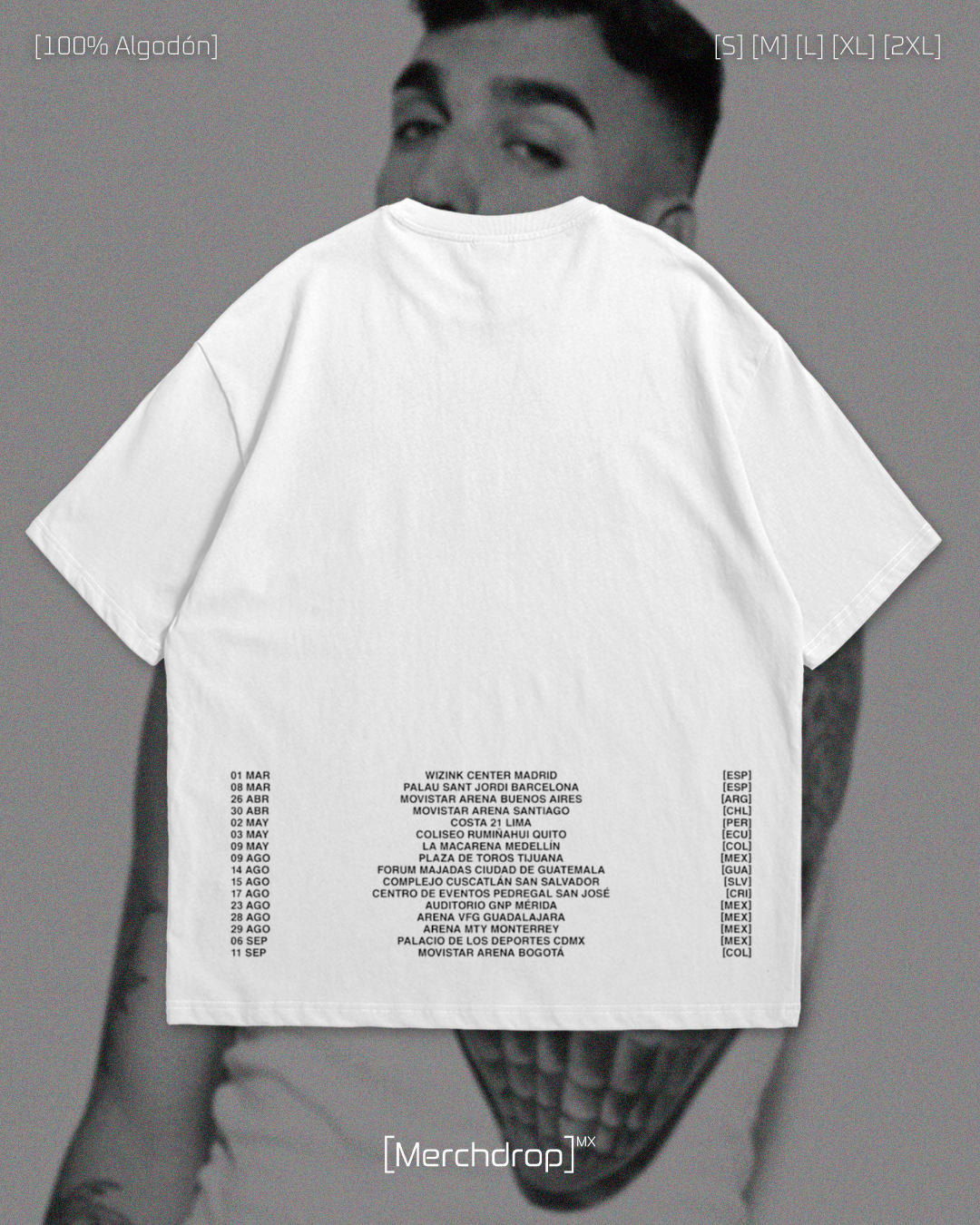 A new star World Tour, Rels B Tee.