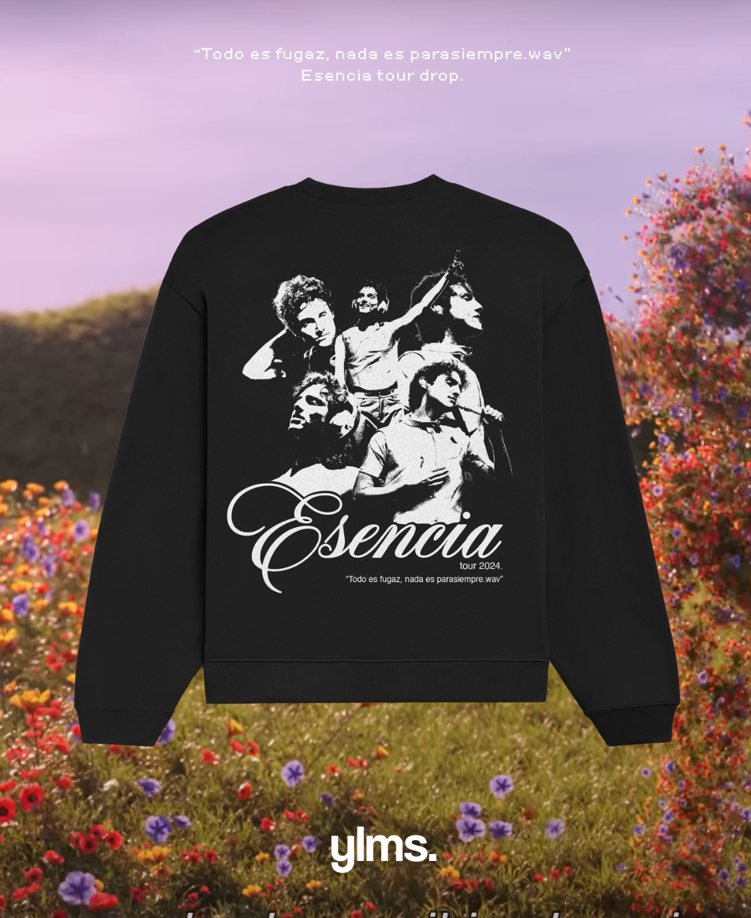 Humbe, Esencia tour 2024 Sweatshirt.