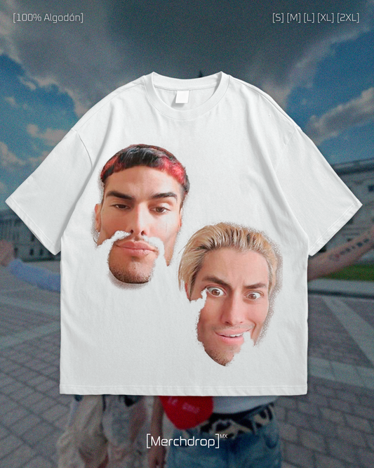 Big Heads, Catriel y Paco Amoroso tee.