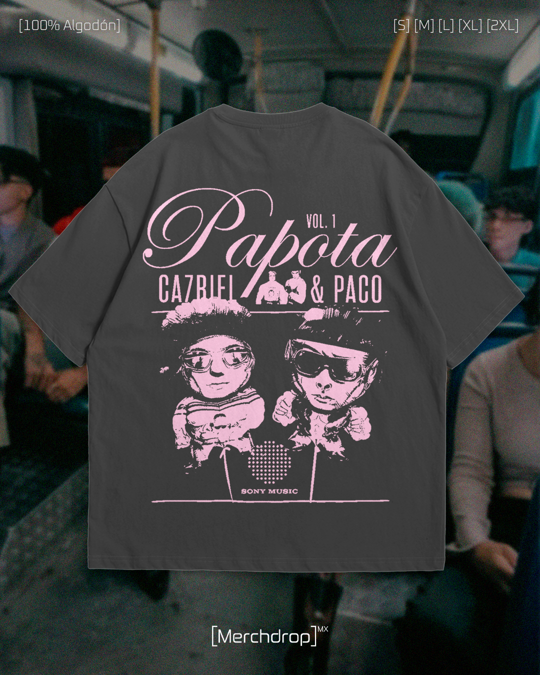 Papota, Catriel y Paco Amoroso Tee.