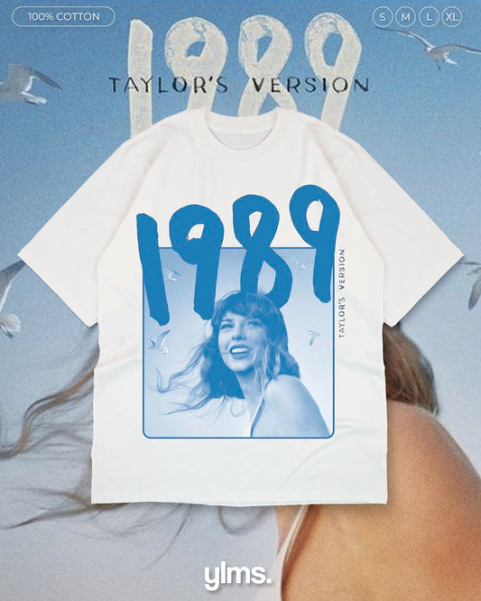 Playera Taylor Swift 1989 Taylors Version Blanca